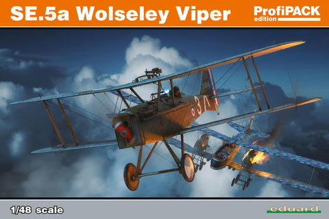 Eduard Model kit 1/48 SE.5a Worseley Viper British WWI Fighter - 82131 - NOS