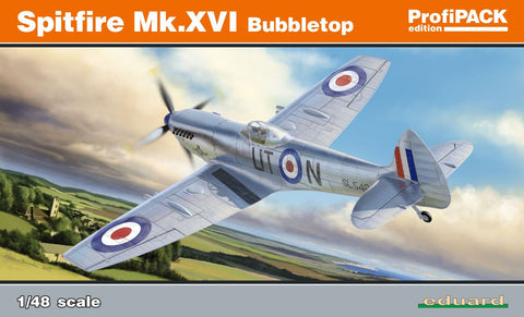 Eduard 1/48 scale Spitfire Mk.XVI Bubbletop model kit - 8285