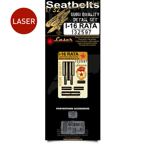 HGW 1/32 scale-16 RATA Seatbelts - aircraft kit accessory - 132597