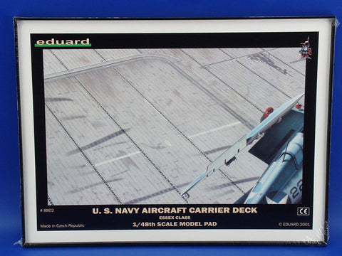 Eduard 1/48 scale plastic Model Pad - US Navy Aircraft Carrier Deck Essex Class - 8802