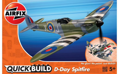 Airfix J6045 Quick Build D-Day Spitfire aircraft kit