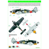 HGW 1/48 scale wet transfers FW A8/R2 Reichsverteidigung Markings 248059