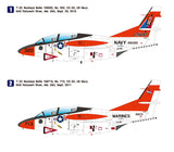 Wolfpack 1/72 scale T-2C BUCKEYE LAST FLIGHT USN JET TRAINER - kit WP10011