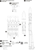 New Ware 1/144 resin kit R-7 Voskhod Zenit - 2 Spy Satellite LV - NW145