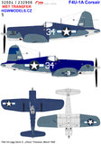 HGW 1/32 wet transfers for F4U-1A Corsair VF-17 Jolly Rogers Part 2 - 232906