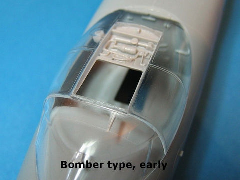 Hypersonic Models 1/48 Resin A-3 Skywarrior Bomber Canopy (Early) for Trumpeter - HMR48020-1