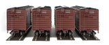 Walthers 910-51400 HO scale 40' PS-1 Santa Fe Boxcar 4-Pack Set #1