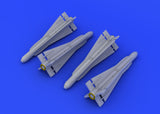 Eduard 1/72 scale Brassin AIM-4G missiles x 4 - 672056