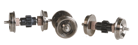 Walthers 920-584494 HO Replacement Geared Driver Assembly (Diesel Wheelset) pkg(3)