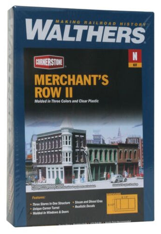 Walthers 933-3224 N scale Merchant's Row II - assembly kit
