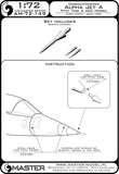 Master Model 1/72 Alpha Jet A Pitot Tube & Angle Of Attack probes - AM72149