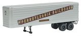 Walthers 949-2405 HO Scale 35' Fluted-Side Trailer 2-Pack - Pennsylvania RR