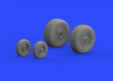 Eduard 1/48 Brassin F-4J Phantom II undercarriage wheels for Zoukei Mura 648313