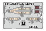 Brassin 1/48 LööK dashboard and STEEL seatbelts for Tamiya's P-38G - 644029