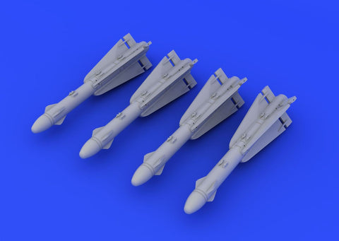 Eduard 1/72 scale Brassin AIM-4D missiles x 4 - 672055