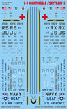 Caracal 1/144 decals CD144019 C-9 Nightingale Skytrain II for Airfix kit