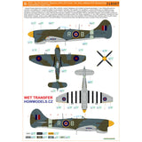 HGW 1/48 Wet Transfers Hawker Tempest Mk.V. Pt1 Markings + Stencils - 248079