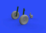 Eduard Brassin 1/48 Typhoon Mk.Ib wheels early for Eduard or Hasegawa - 648412