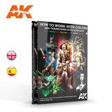 AK Interactive How to Work with Colors and Transitions with Acrylics - AK293 book