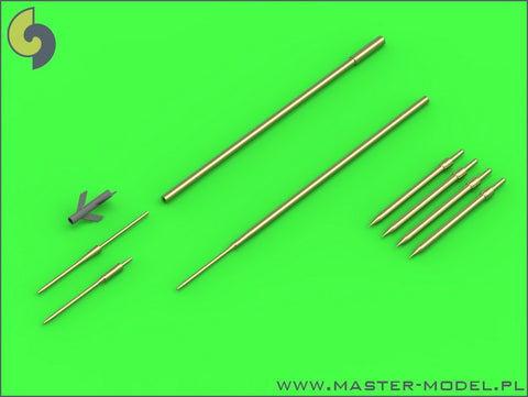 Master Model 1/48 Su-9/Su-11 Fishpot/Fishpot C Pitot Tubes & missile rails heads - AM48120