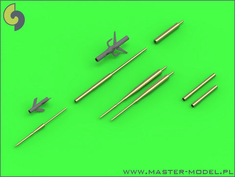 Master Model 1/48 Su-17, Su-20, Su-22 Pitot Tube & 30mm gun barrels - AM48122