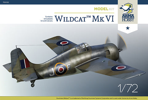 Arma Hobby 1/72 Wildcat Mk.VI Model Kit (2x camo) - 70032