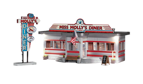 Woodland Scenics BR4956 N Scale Landmark Structure Miss Molly's Diner
