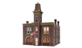 Woodland Scenics HO Scale Built & Ready Landmark Structures #BR5034 Firehouse