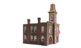 Woodland Scenics HO Scale Built & Ready Landmark Structures #BR5034 Firehouse