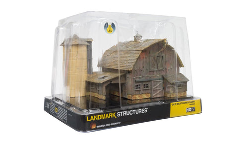 Woodland Scenics #BR5038 HO Scale Landmark Structures "Old Weathered Barn"