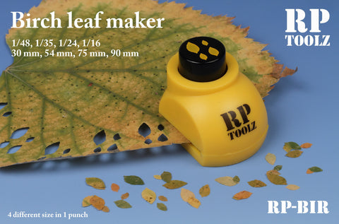 RP Toolz Birch Leaf Maker - Scale: 1/48, 1/35, 1/24, 1/16
