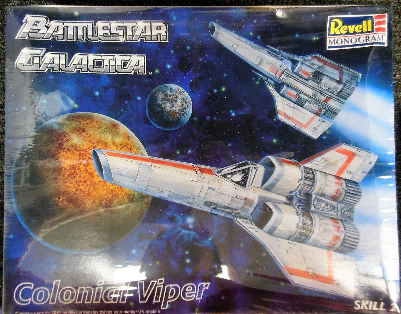 Revell/Monogram 1/32 Scale Battlestar Galactica Colonial Viper - 85-3617 NOS/Sealed Revell/Monogram 1/32 Scale Battlestar Galactica Colonial Viper - 85-3617 NOS/Sealed