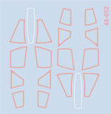 Furball 1/48 MiG-31 Canopy Seals for AMK kit - 48052