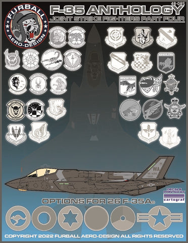 Furball 1/48 decals F-35 Anthology Part IV - 48-085