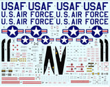 Furball 1/48 decals Colors & Markings of USAF F-102 Delta Daggers FDS4817