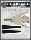Furball Mask 1/48 F-14 Tomcat Spoiler and Flap masks for Tamiya FMS024