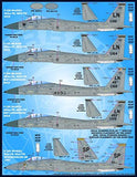 Furball 1/48 decals F-15 A/C/D Eagle USAFE Mod Eagles FUR48072