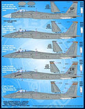 Furball 1/48 decals F-15 A/C/D Eagle USAFE Mod Eagles FUR48072