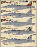 Furball 1/48 decals Growler Anthology Part II for the EA-18G kit - 48054