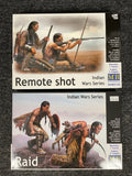 Master Box 1/35 Scale 2 kits: Indian War Series Raid & Remote Shot