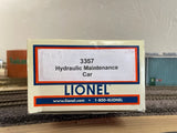 LIONEL 72-6954-200 O Scale Hydraulic Platform Maintenance Car #3357