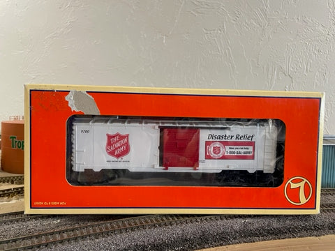 LIONEL 6-26256 O Scale 9700 BC Salvation Army- Disaster Relief - NOS