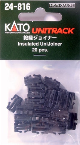 Kato #24-816 HO/N-Gauge Unitrack Insulated Unijoiner 20 pcs.