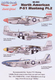 Lifelike 1/48 decal for North American P-51 Mustang Pt 2 Tamiya - 48-023