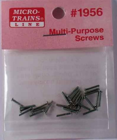 Micro Trains 00112020 N Scale 24 Multi-Purpose Screws #1956