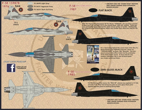 Furball decal 1/32 USN Fighter Weapon School TOPGUN Tigers Adversary F-5E - 32-002 Furball decal 1/32 USN Fighter Weapon School TOPGUN Tigers Adversary F-5E - 32-002