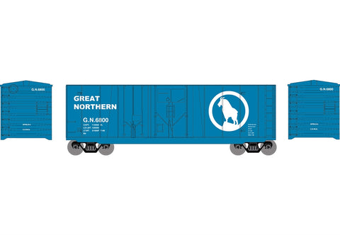 Athearn RND1009 HO scale 40' Grain Box Car, Great Northern #6800
