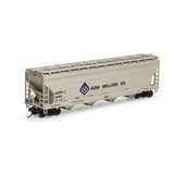 Athearn Roundhouse HO scale ACF 5250 Centerflow Hopper, ADM Milling Co. - Choose rd#