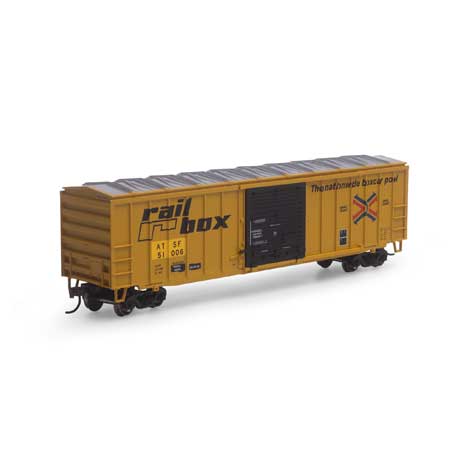 Athearn RND1253 HO scale 50' ACF Box, Santa Fe/Railbox #51006