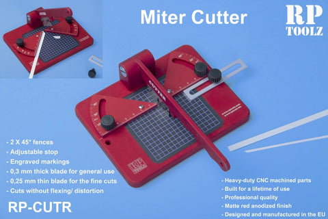 RP Toolz Miter Cutter w/Blades- RPTMC for cutting plastic, stirene, wood